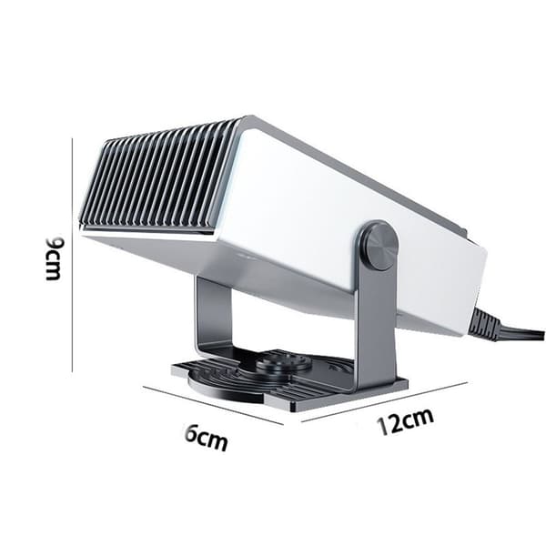 Bærbar bilvarmer, 150W bilvarmer defroster, 2 i 1 bil KLB