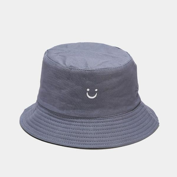 Bøllehat med broderet smileansigt til piger og drenge, vendbar solhat til børn, foldbar strandhat, udendørskasket til 2-8 år, 3 stk. 3