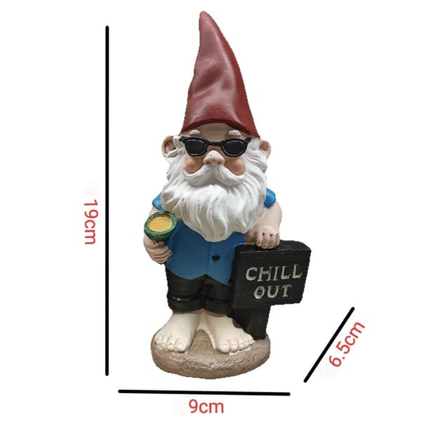 Elf Statue Dwarf Resin Ornament, Decorative Figurine