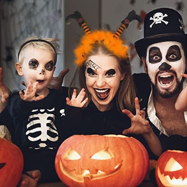 Halloween-hårbånd, festtilbehør, én størrelse, oransje