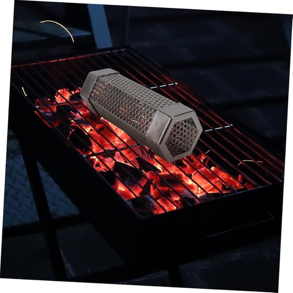 Røgrør i rustfrit stål til grill – røgudvikler til griller og rygere, køkkentilbehør