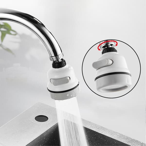 Vandhane Booster Bruser Sprinkler Køkkenhane Vandbesparende Silver silver