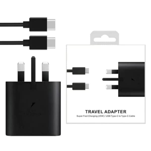 USB C Ladekontakt Rask og Sikker Telefonladeradapter for GalaxyS23, S22, S21, S20, S10, Note 20, A53, A52, A33 A72