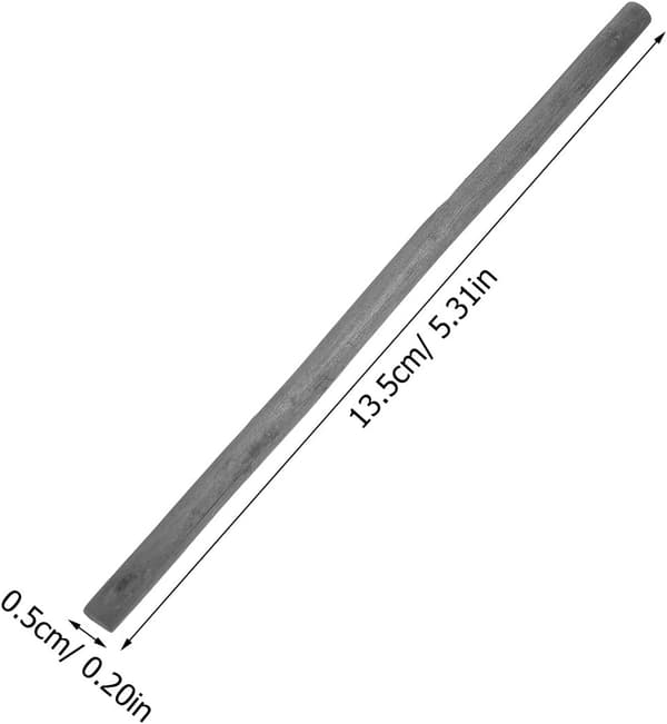 25 stk. pilekullpenner 4-5 mm tegneblyanter for kunstnere, studenter og skissering