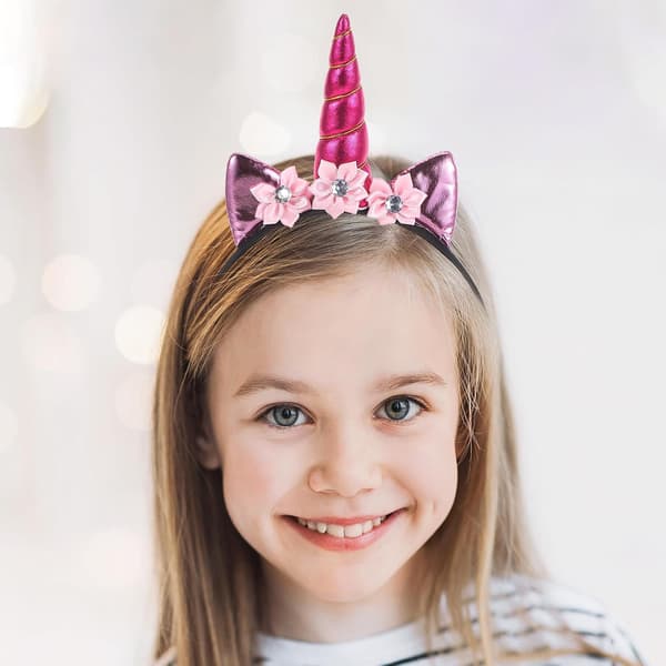 Enhjørninge hårbøjle i plastikharpiks fotorekvisit 7039 model