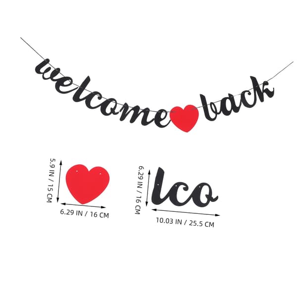 Welcome Back to School Banner, Reusable Alphabet Classroom Decorations, Party Hanging Banner
