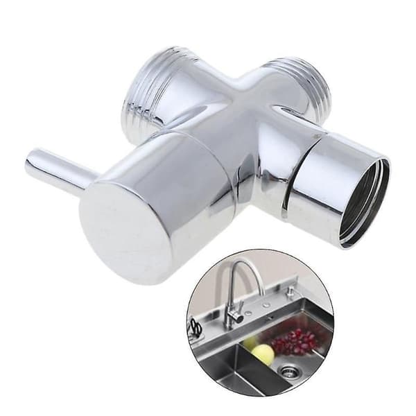 Ny T-adapter 3-veisventil for omkaster, baderom, toalett, bidet, sprayhode, dusjhode KLB