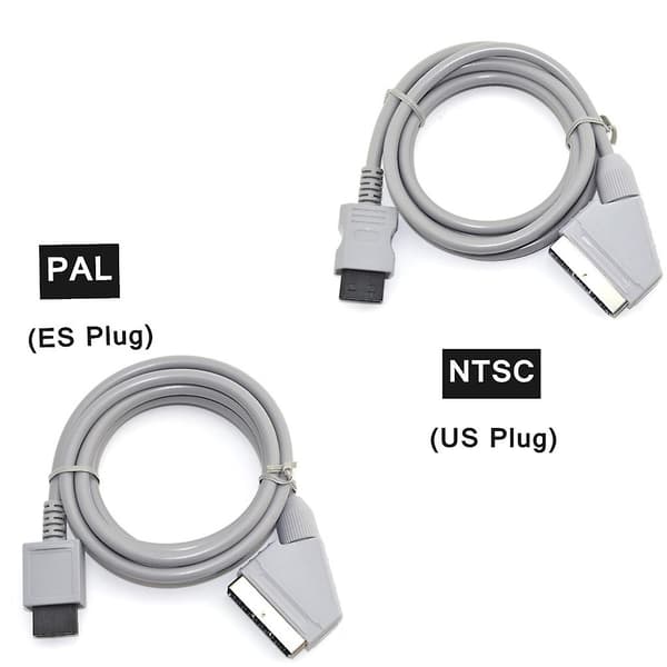 1,8 m RGB Scart-videokabel for Wii og Wii U-spillkonsoller