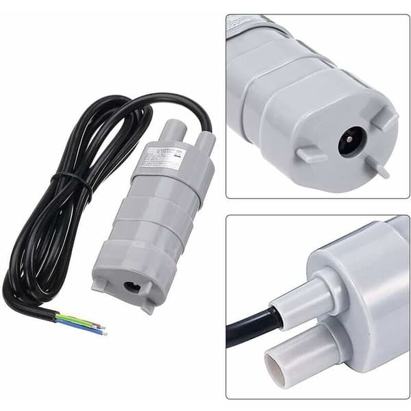 Dränkbar vattenpump, DC 12V dränkbar vattenpump, maximalt flöde 840L/H, för husbil damm akvarium trädgård