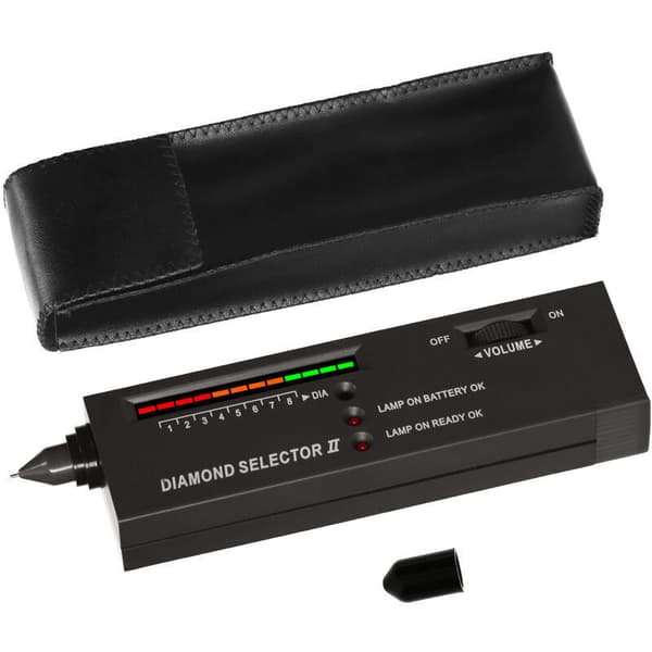 High-Precision Diamond Selector Gemstone Jewelry Detector Test Tool with Case for Beginners and Experts