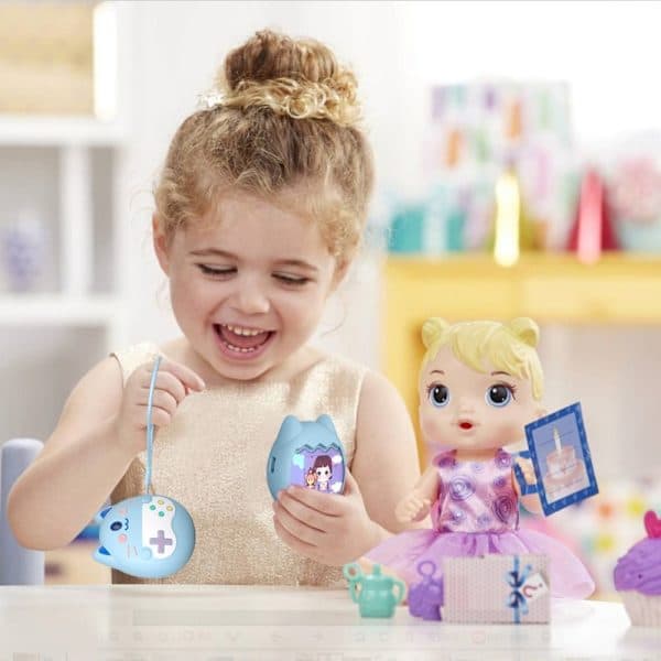 Virtuelt elektronisk etui til spilmaskinebeskyttelse til Tamagotchi Pix blå blue