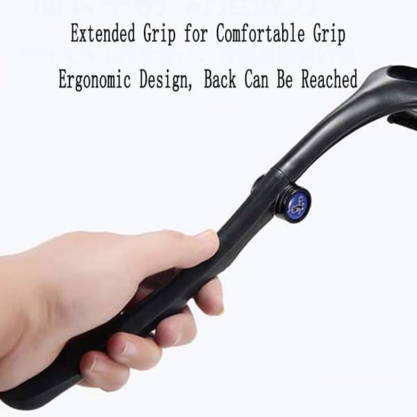 Adjustable Back Shaver, with 2 Replacement Blades for Back Hair Razor KLB