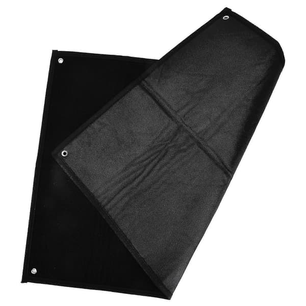 Militær Patch Samling Display Panel Væghængende Holder til Morale Velcro Patches - Sort