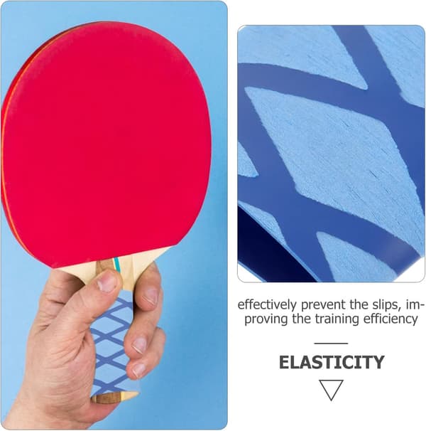 Bordtennisbat Greb Svedabsorberende Overgrip Sleeve, Skridsikker Elastisk Bat Wrap Greb Erstatning