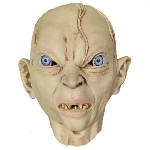 Ringenes Herre Gollum-maske Halloween-hodeplagg