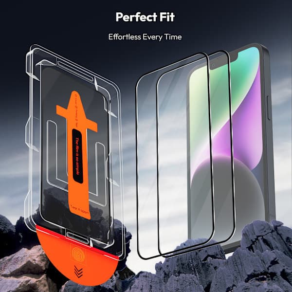 2-pack iPhone 14 Screen Protector - Tempered Glass | [Automatic Installation] - Bubble-Free iPhone 14 iPhone 14 iPhone 14 iPhone 14 iPhone 14