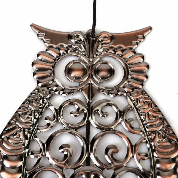 Pöllö Tuulikello Sisä- ja ulkokäyttöön Puutarhakellot Metallinen tuulikello