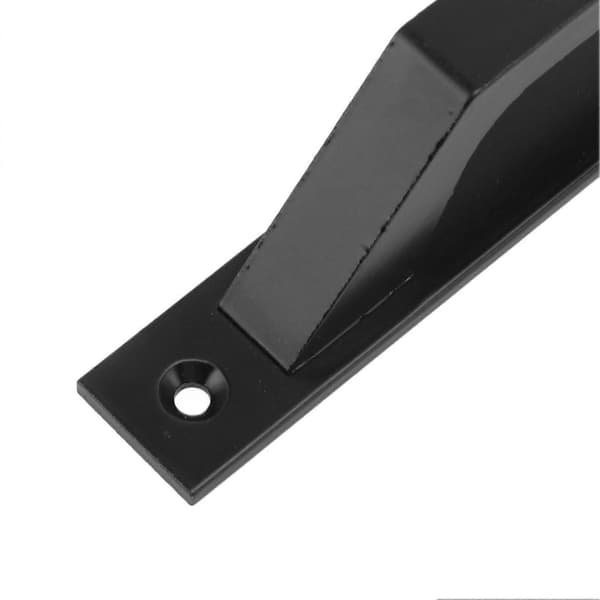 Sliding Door Handle Metal Galvanized Cabinet Barn Door Pull Handle with Mounting Screws Black [DB]
