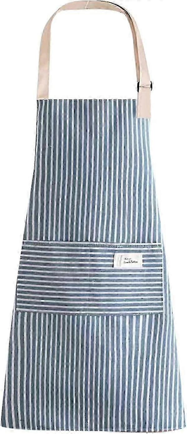 1 stk kokkeforkle, justerbart forkle med lomme, matlagingsforkle, vanntett forkle for matlaging, baking, hagearbeid