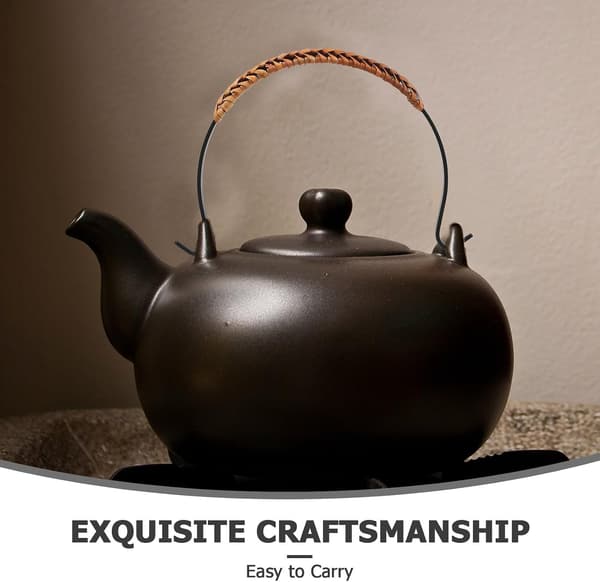 11-13 cm Iron Rattan Heat-Resistant Versatile Design Stylish Ergonomic Kettle Handle Compact