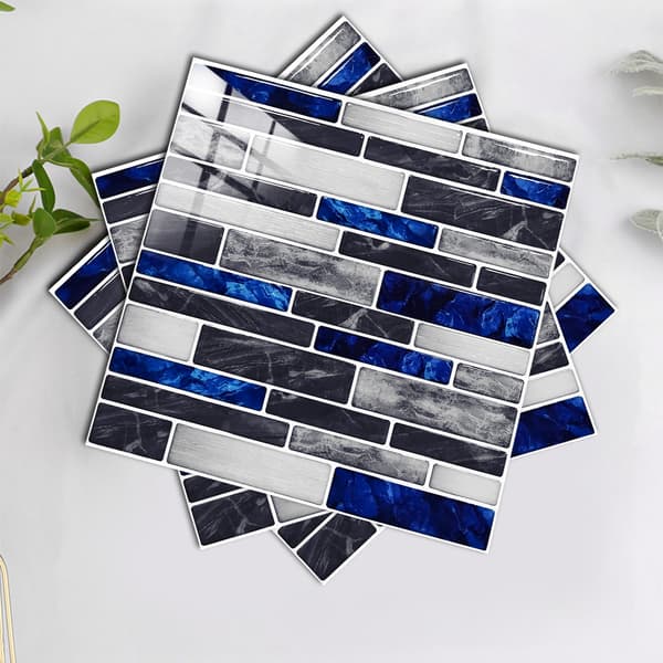 Bathroom and Kitchen Tile Stickers 10 pcs 10x10 cm - Waterproof