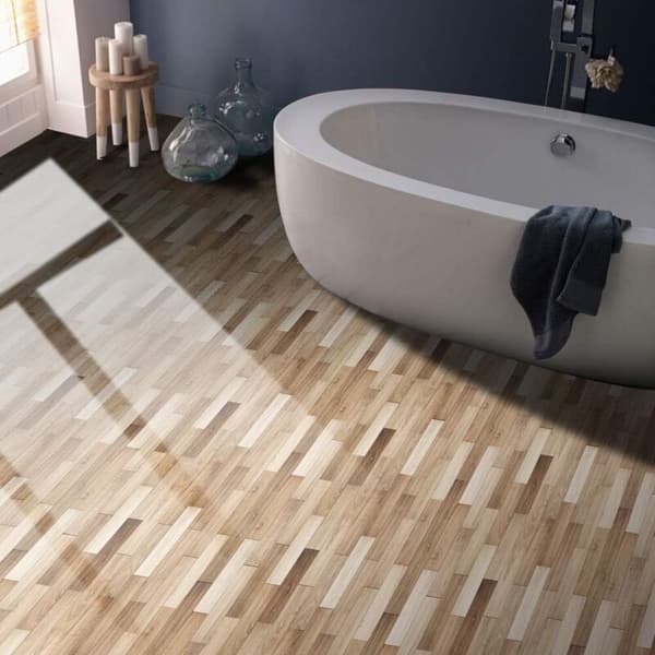 Decorative Self-Adhesive Tile Decals for Bathroom and Kitchen, 20 Pieces, Various Wood Grain Patterns, Waterproof