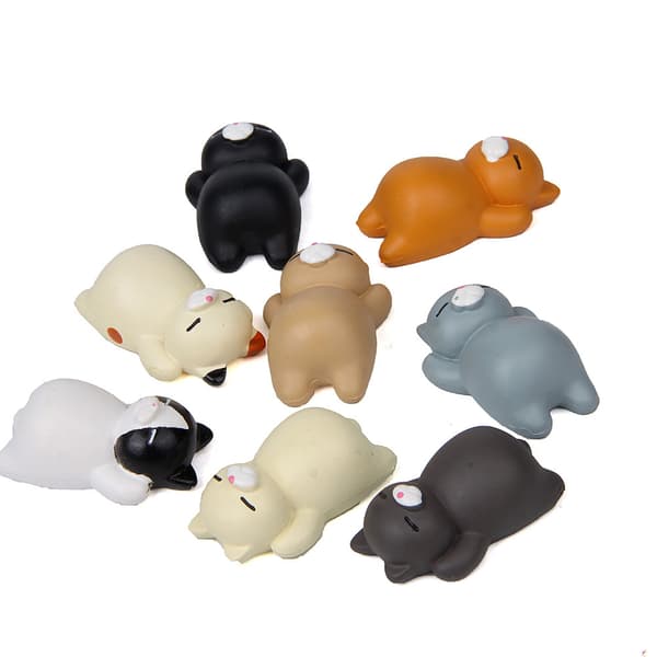 3D Cartoon Cat Funny Refrigerator Magnet Home Phone Decor Gift 8pcs