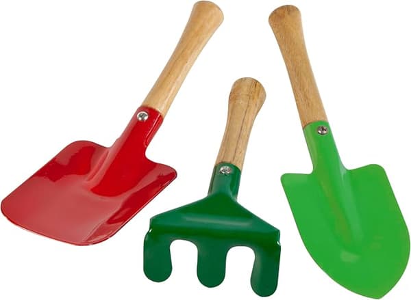 Haveværktøjssæt til børn 3 dele (assorterede farver)