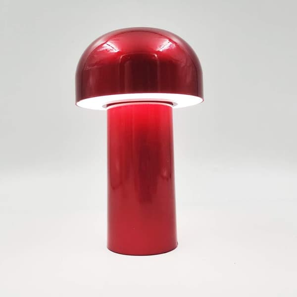 3W LED-bordlampe i svampeform (rød) Rød Red