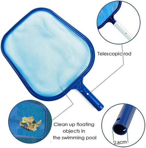 Professionel Poolskimmer, Net til Swimmingpool, Løvskummer, Net til Swimmingpool, Dammskummer til Hurtig Rengøring af det Fineste