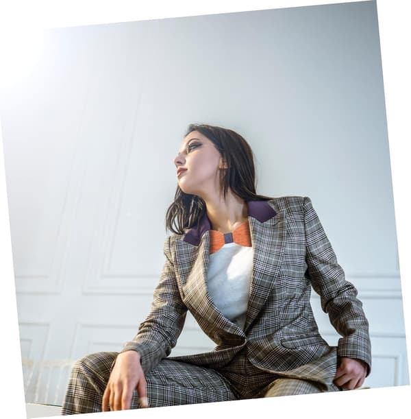 Träfluga för män Lättviktig Rustik Halsduk Elegant Modeaccessoar