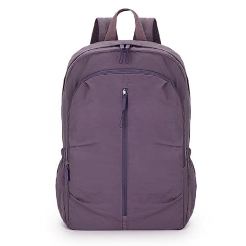 Small Hiking Backpack 20L Packable Daypack, Purple | Lightweight Foldable Compact Backpack for Outdoor Camping for Women Men Purple Purple