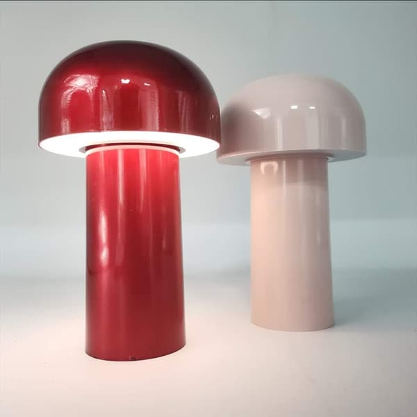 3W LED-bordlampe i soppform (rød) Rød Red