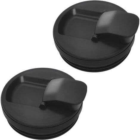 Replacement Parts for Flip-Lock, Accessories Compatible with Nutri Ninja Mugs - 2 Pcs, Black