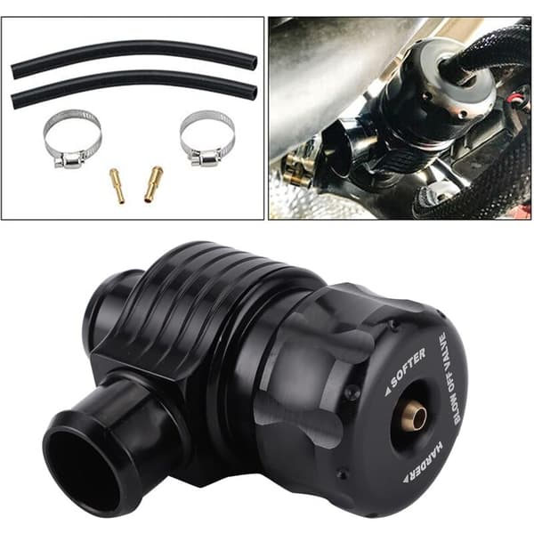 25mm/1in Turbo Blow Off Ventil Kit Aluminium BOV Dump Ventil Universal Bil Tilbehør KLB