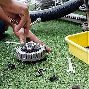 Værktøj til kassettelåsring Cykel Kassettefjerner Cykel Friløbsfjerner Reparationsværktøj til Låsring til cykler (5 stk., Sort)