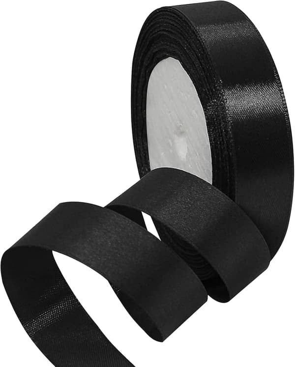 2 stk 22M Satengbånd 2cm Bredde Bånd Rosett Gavebånd Krist