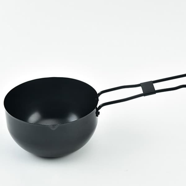 Mini Cast Iron Pot 11.7 cm Deep Cast Iron Pot with Handle, Multifunctional Soup Pot