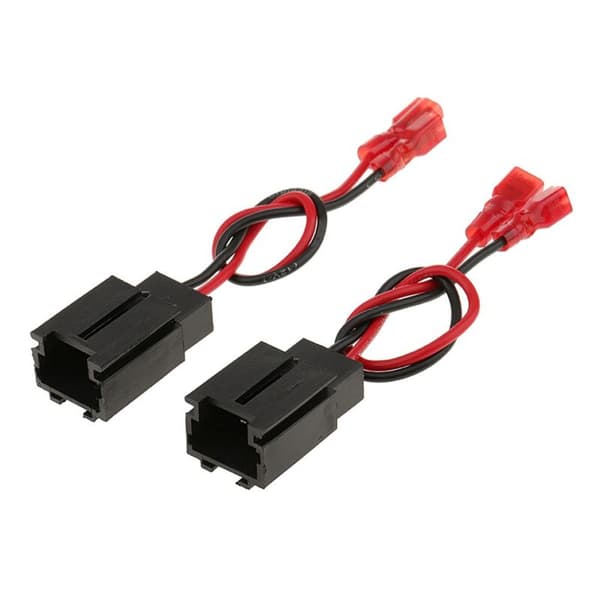 2 pcs Audio Speaker Wire Adapter Connector Studio Cable Harness for C2for/206 1999-2015