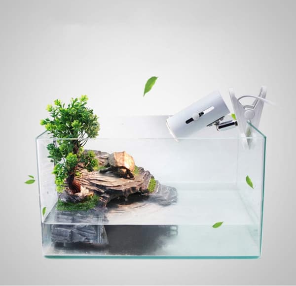 Reptilbeskyttelse - Terrarium - Gjemmested - Skilpadderampe - Plattform -