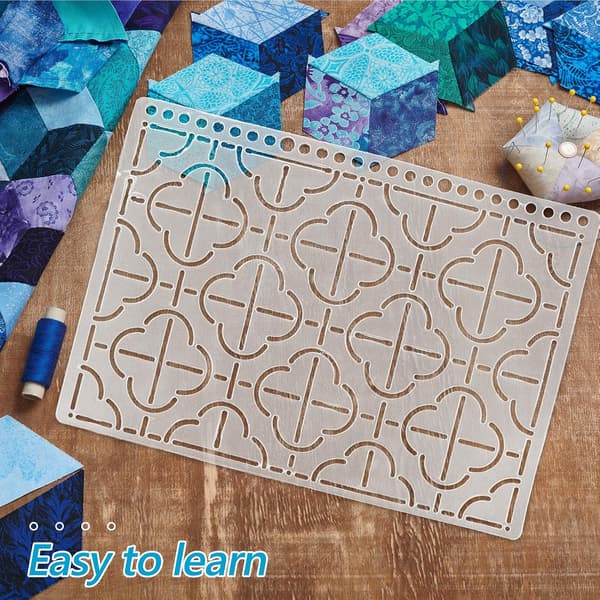 Quiltmallar 25x18 cm DIY Sömnad Patchwork Quiltmall Hantverk