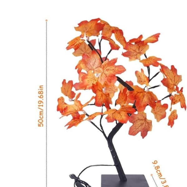 Artificial Maple with 24 LED Lights, 55 cm, Luminous KLB