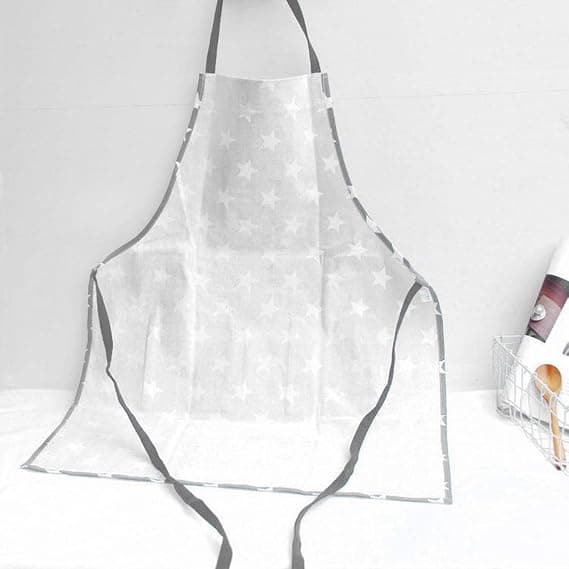 1st Kuou Mode Stjerneforkle for Kvinner Jenter, Justerbart Forkle med 2 Lommer for Hjem Kjøkken Matlaging Baking Grilling Hagearbeid