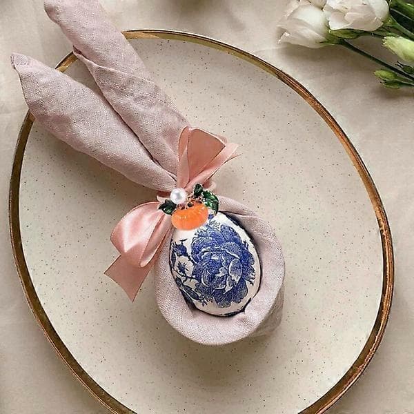 6 pcs Halloween Thanksgiving Pumpkin Napkin Ring Pattern Room Set Table Napkin Button Harvest Theme Napkin Ring