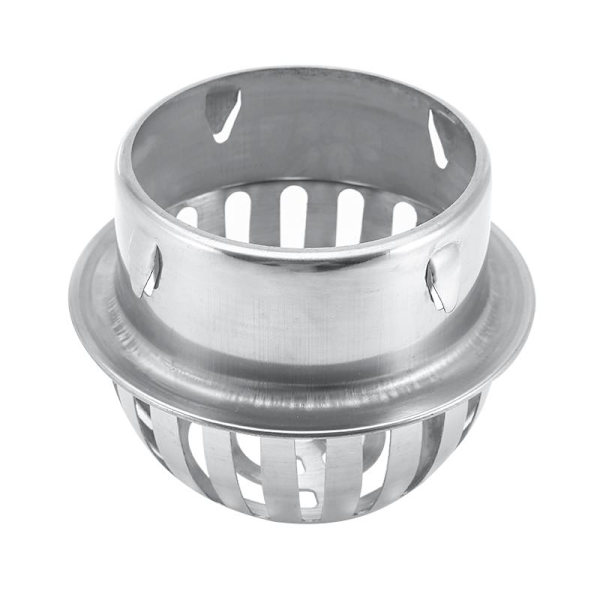 Takrennefilter, rustfritt stål - 10 cm