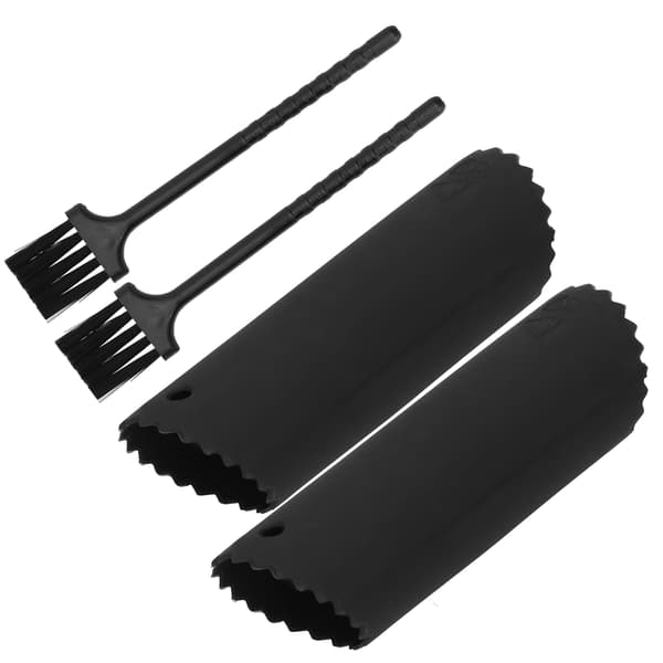 Garlic Peeler Set Food Grade Silicone Roller Brush Odorless Kitchen Utensil