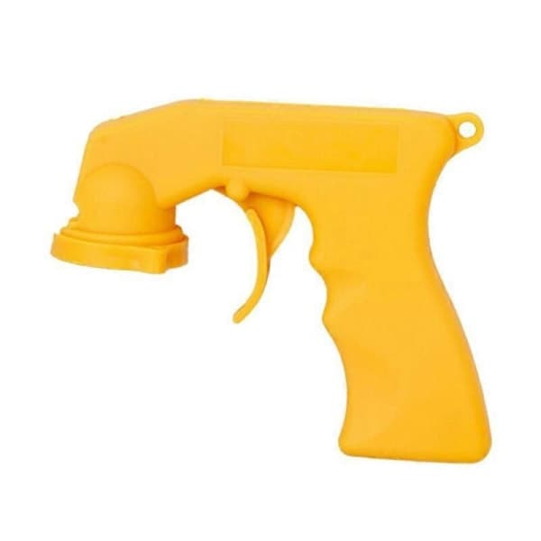 Spray Nozzle Adapter Car Accessories Paint Care Aerosol Handle with Full Grip Trigger Lock Car Maintenance 1 pc Yellow Yellow
