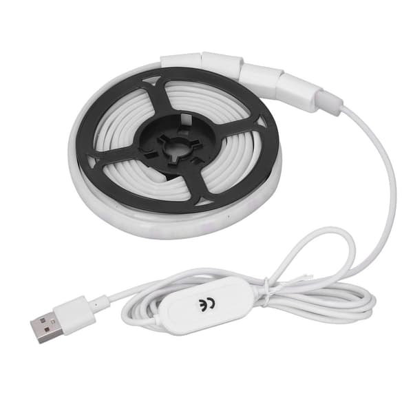 USB-drevne 5V lysslynger hvite LED-striper KLB