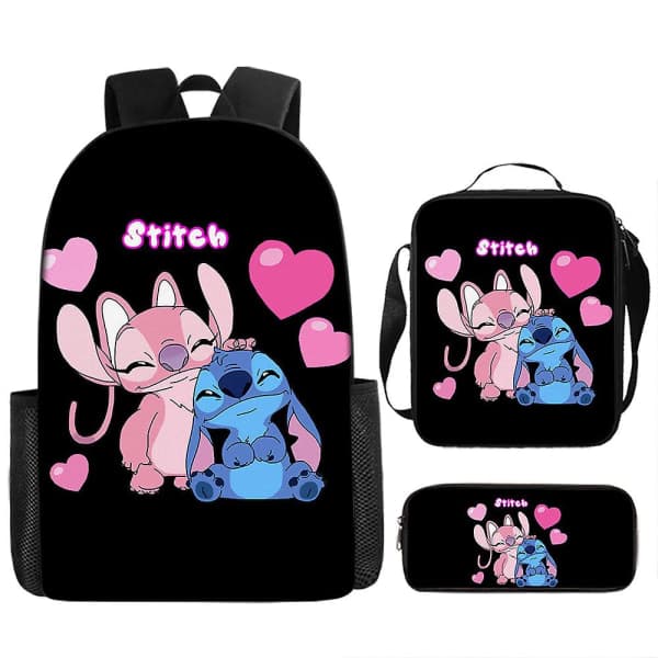 Stitch Ryggsekkoppsett skolesekk Stil 9