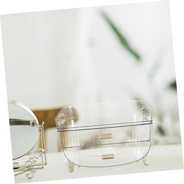 Large Makeup Box Desktop Jewelry Box Makeup Tool Organizer Skincare Organizer
